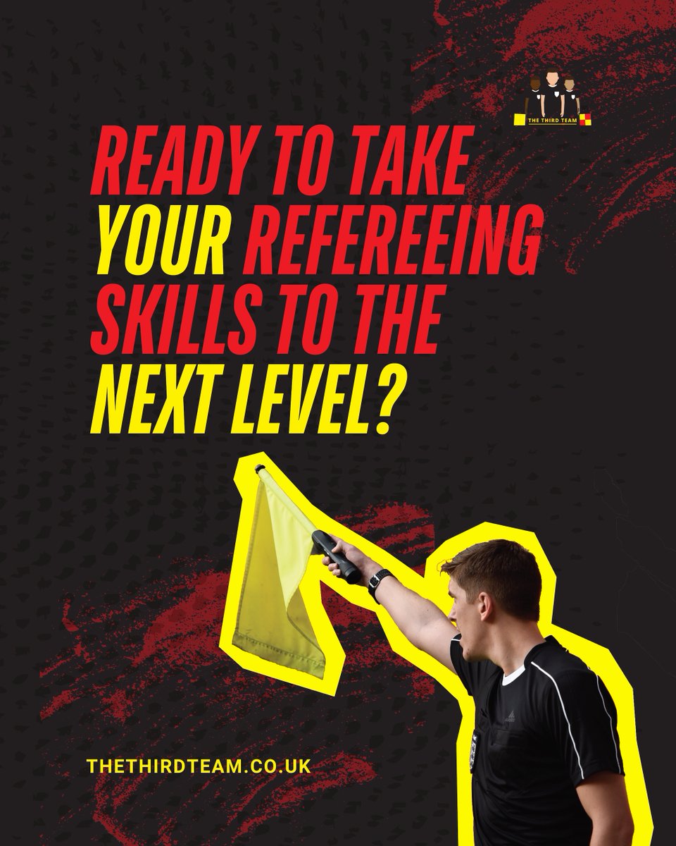 Our workshops, courses, and interactive sessions are designed to help you excel on the pitch. We're here to equip you with the skills and mindset that set you apart as a top-tier referee. 

Visit our website to take the first step towards becoming an experienced referee!