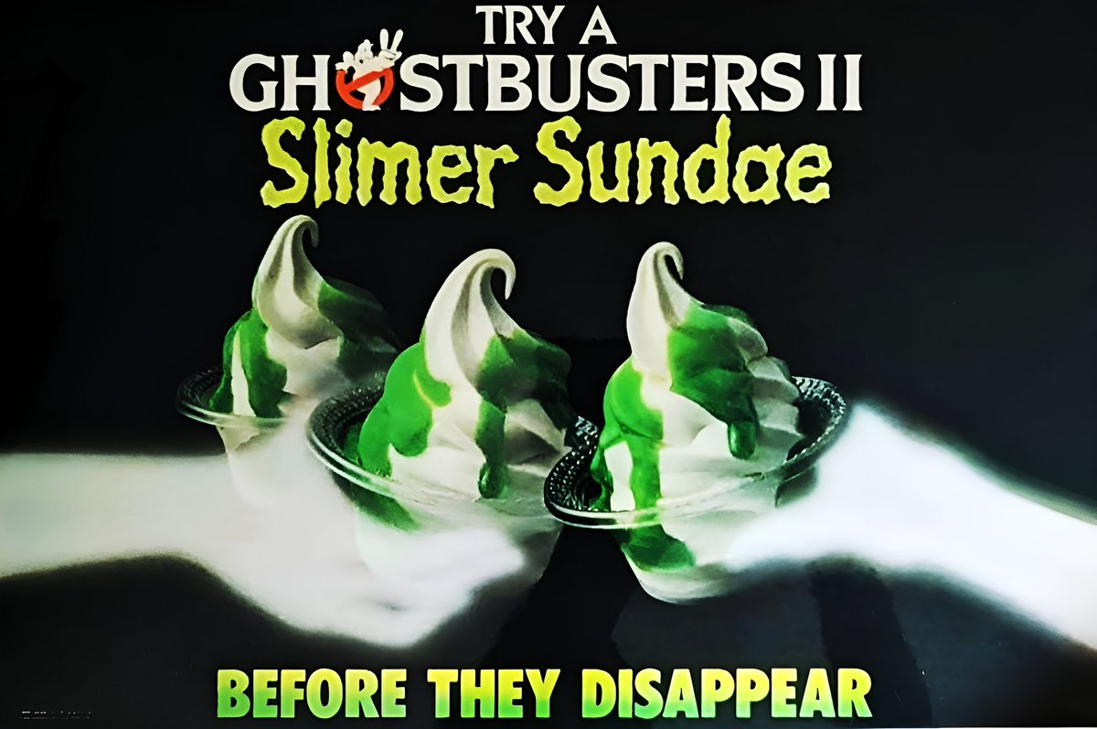ReportAllGh0sts's tweet image. You scream, I scream, we all scream! 🍦👻

Happy National Ice Cream Day! 

We're throwing it back with the Slimer Sundae! Offered by Hardee's in 1989 to promote Ghostbusters 2! 

#ghostbusters #ghostbusters2 #nationalicecreamday #slimer #staypuft #80smovies #RetroVibes #Hardees