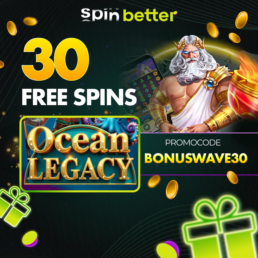 🌊 BONUSWAVE30 — claim 30 free spins in Ocean Legacy with an ultra-low wager x25!

But don’t wait — the promo code is active only until July 22, and the number of activations is limited!

⚠️ Conditions:
 — at least 2 deposits
 — no other active bonuses

📣 Stay tuned for updates