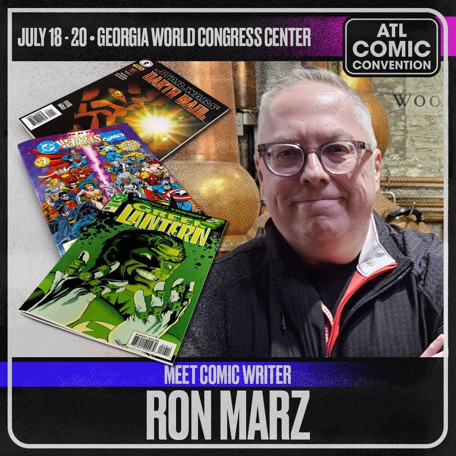 ronmarz's tweet image. I'll be at the table for Day 3 of Atlanta Comic Con in 20 minutes or so.