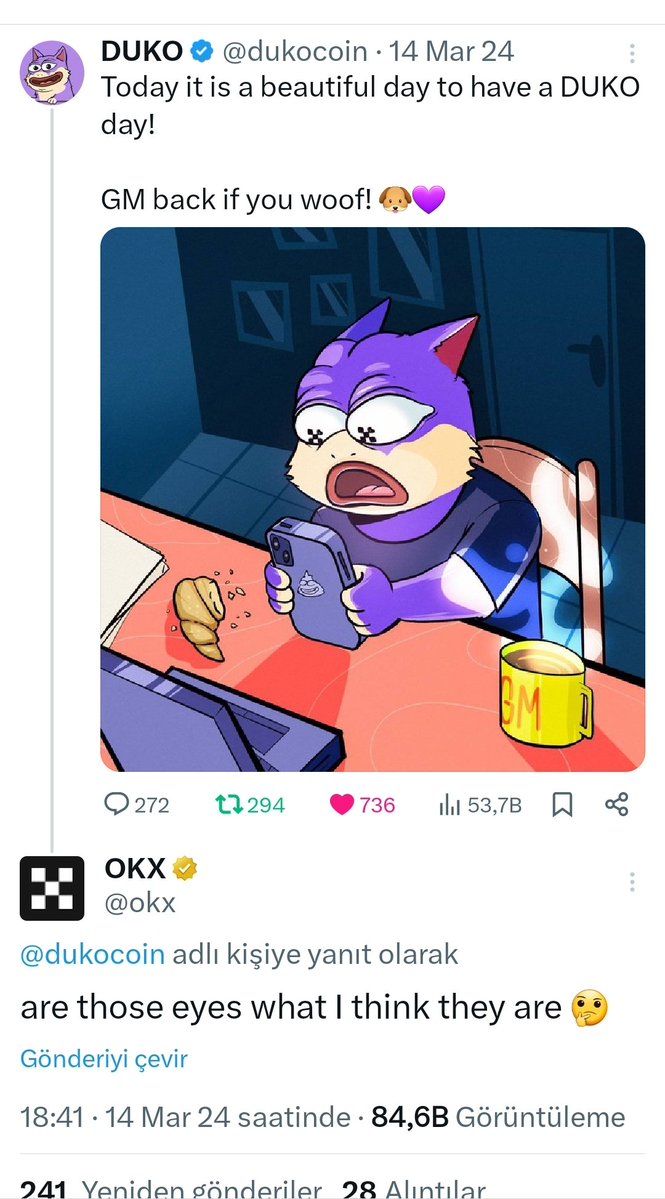 You know what will happen! 💜🐶🚀
When you least expect it. So keep your $DUKO bag ready.

<a href="/okx/">OKX</a> 👀

#Crypto meme