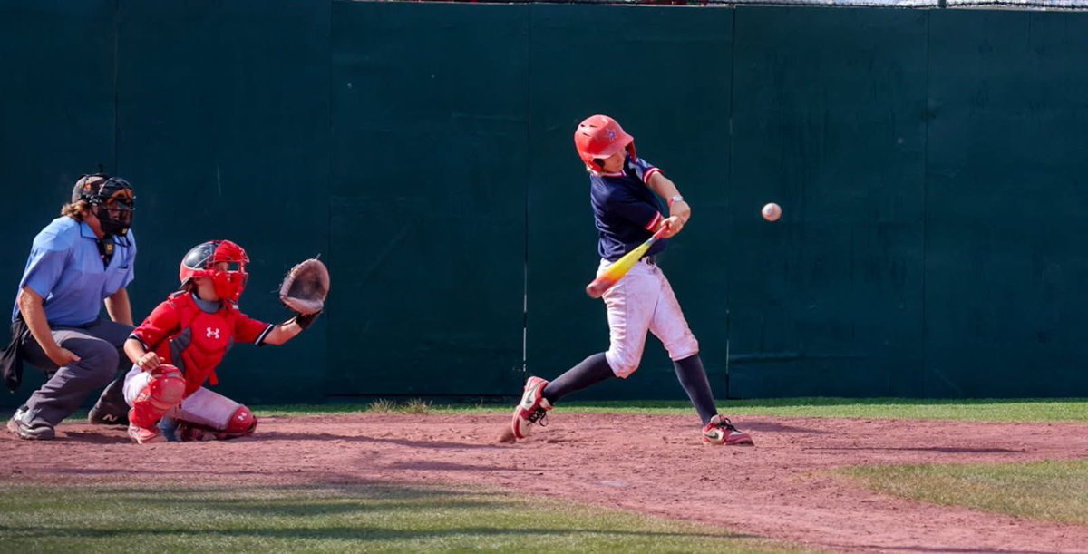 Jax Fisher with the Nebraska Prime in Cooperstown!!! Jax’s 1st pitch, 1st at bat —&gt; over the fence H•O•M•E•R•U•N
Great way to start off a great week here at Cooperstown!