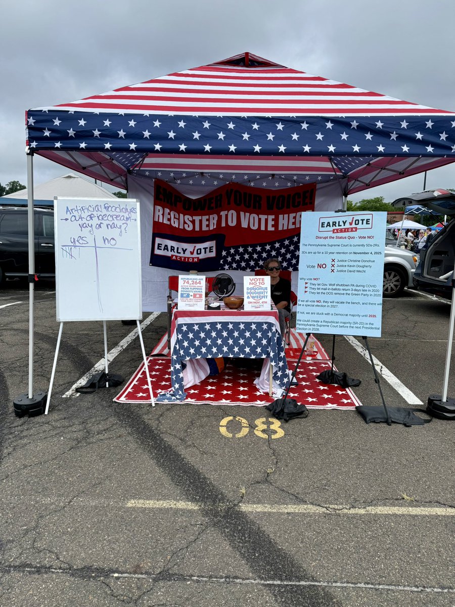 Alix4EVA's tweet image. Another Sunday at Franklin Mills Flea Market in Northeast Philadelphia.
Question of the day: Artificial food dyes out of ice cream - yay or nay? 🍦
Come join us for all you need to know in November. We will be here until 4pm.
@EarlyVoteAction
@ScottPresler
@Eduke15…