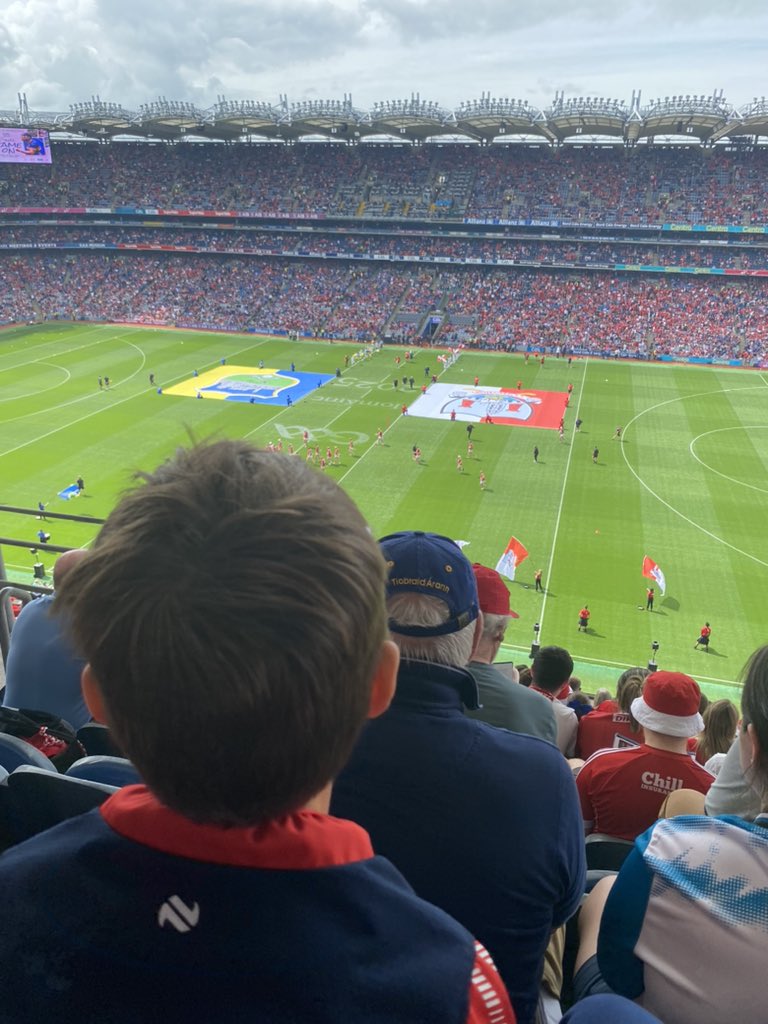 Great excitement in Croke Park for what will hopefully be a great day for Cork!! Come on the Rebels 💪💪💪🔴⚪️