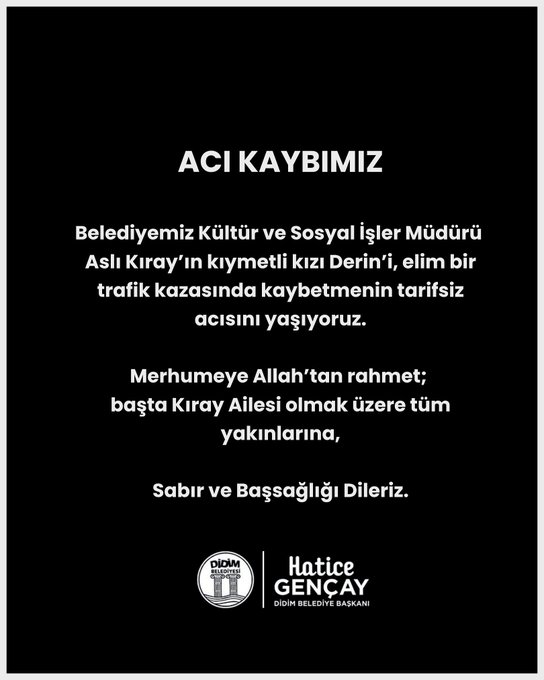 Derin Kıray’ı Kaybettik