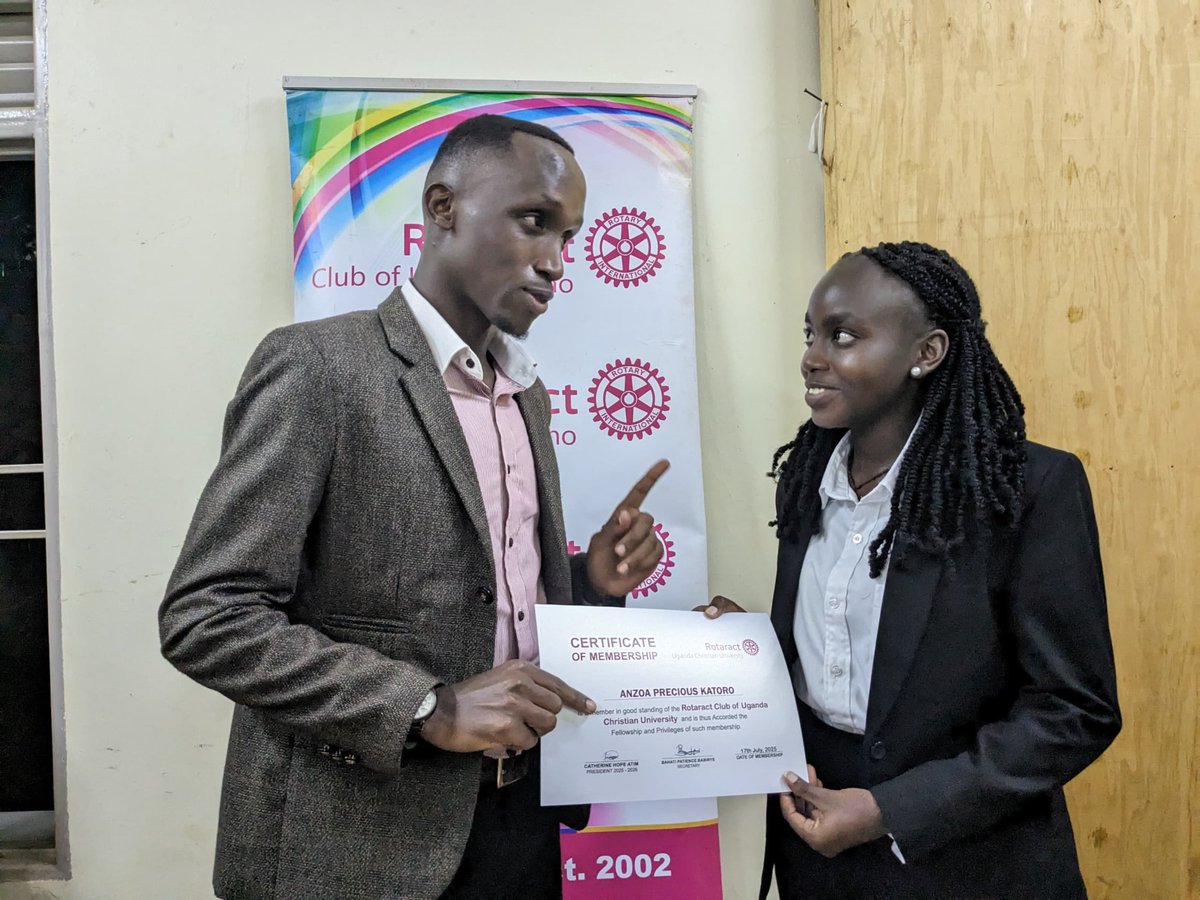 UCURotaract13's tweet image. PICTORIAL: Meet our newest Club Members - the 22 latest additions to the Rotaract Club of UCU Mukono. ✨👏🏾
#UniteforGood
#TheeCanons
