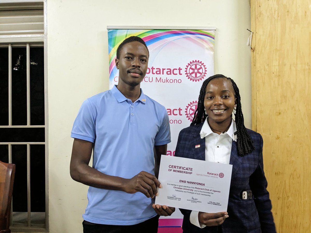 UCURotaract13's tweet image. PICTORIAL: Meet our newest Club Members - the 22 latest additions to the Rotaract Club of UCU Mukono. ✨👏🏾
#UniteforGood
#TheeCanons