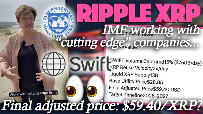 WorkingMoneyCH's tweet image. 🔥 @KGeorgieva of the @IMFNews just state that they&apos;re working with &quot;cutting edge&quot; companies in silicon valley. 💥 😲 We&apos;re getting closer to real adoption guys.
#Ripple #XRP #XRPcommunity
▶️ youtu.be/o1MNqdMpg8Y