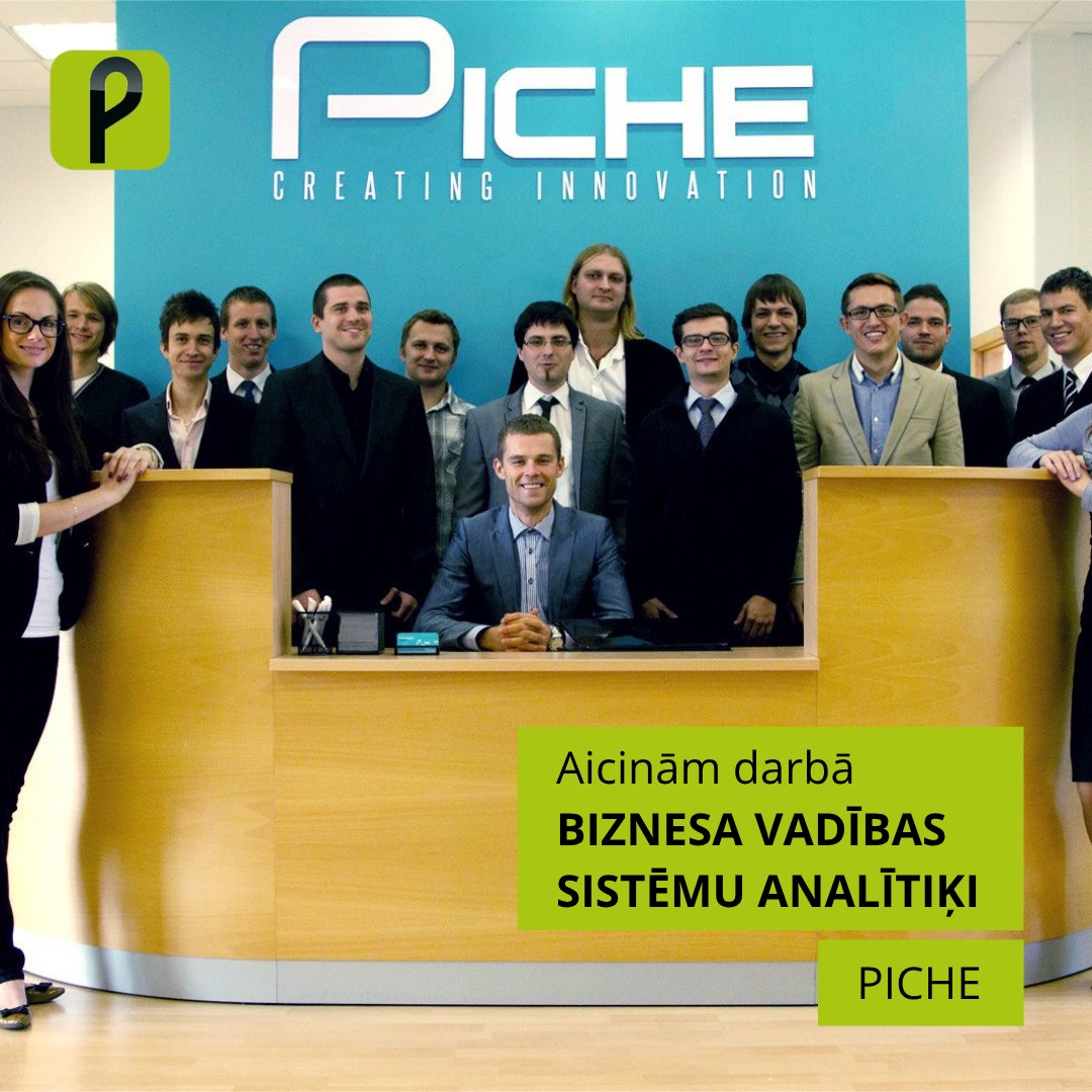 PICHE aicina darbā BIZNESA VADĪBAS SISTĒMU ANALĪTIĶI🏢

MĒS PIEDĀVĀJAM:
- Atalgojumu (bruto) no 1800 līdz 2200 EUR/mēnesī;
- Un vēl...

Lasīt vairāk: ej.uz/qm8v

#darbs, #teirdarbs, #karjera, #vakance