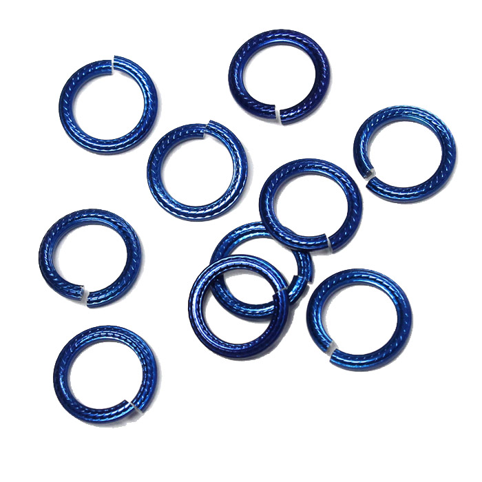 StravaMax's tweet image. On Sale >>> ROYAL BLUE 10mm Rope Jump Rings stravamax.com/products/1-381… are large diameter with a rope-like pattern impressed on the side of the rings
✔️ Free Shipping over $75
✔️ 10% Off orders over $100
#DIY #jewelrymaking #chainmail