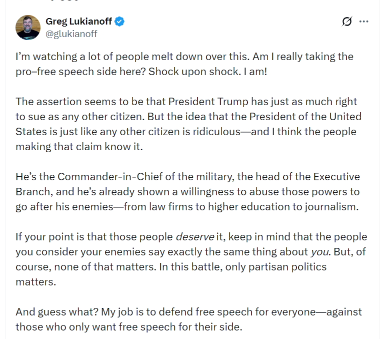 Seriously, people, wake the fuck up and listen to Greg.