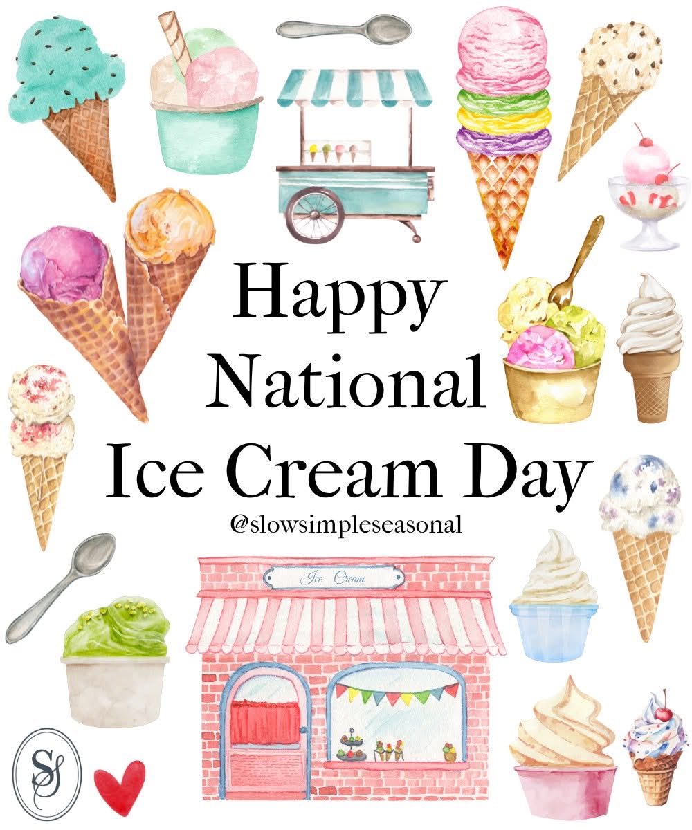 jill_runty's tweet photo. 🍦🍨🍦🍨🍦🍨
National Ice Cream Day- July 20th, 2025
#slowsimpleseasonal
#NationalIceCreamDay https://t.co/WCGtEhKnUK