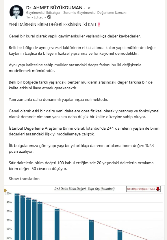 Ben dersem taşlanırım (derenin taşıyla) bilen adamların araştırma sonucunu paylaşayım. Ev alırken ezber yapmayın hesap yapın dedim diye taşlandım jdnjfnasdf
Credit: <a href="/AhmetBuyukduman/">AHMET BÜYÜKDUMAN</a>