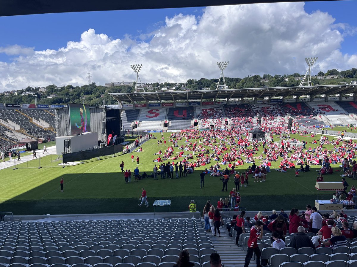 #FanZone <a href="/OfficialCorkGAA/">Cork GAA</a>  2025 All Ireland day.