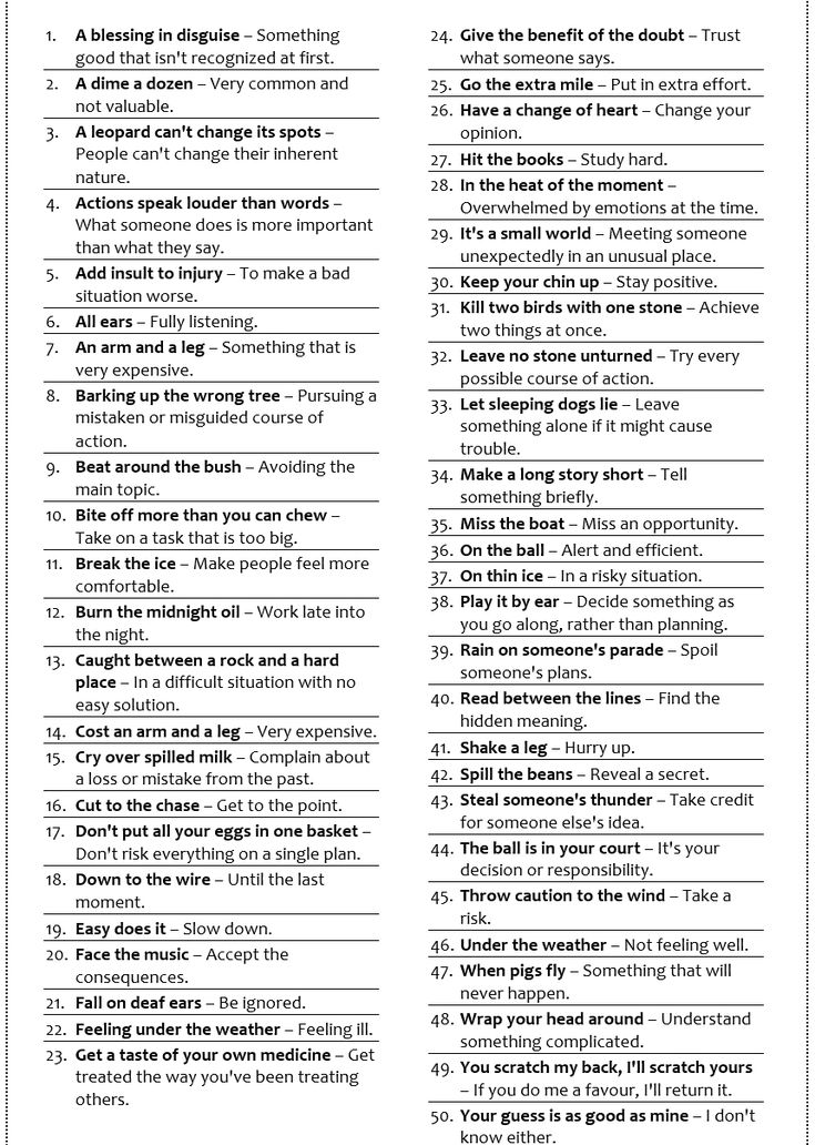 Learn English Idioms