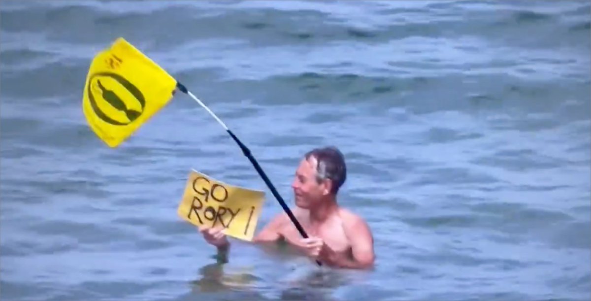 PaulHodowanic's tweet image. We've officially reached the incredibly zany, punch-drunk phase of The Open Championship