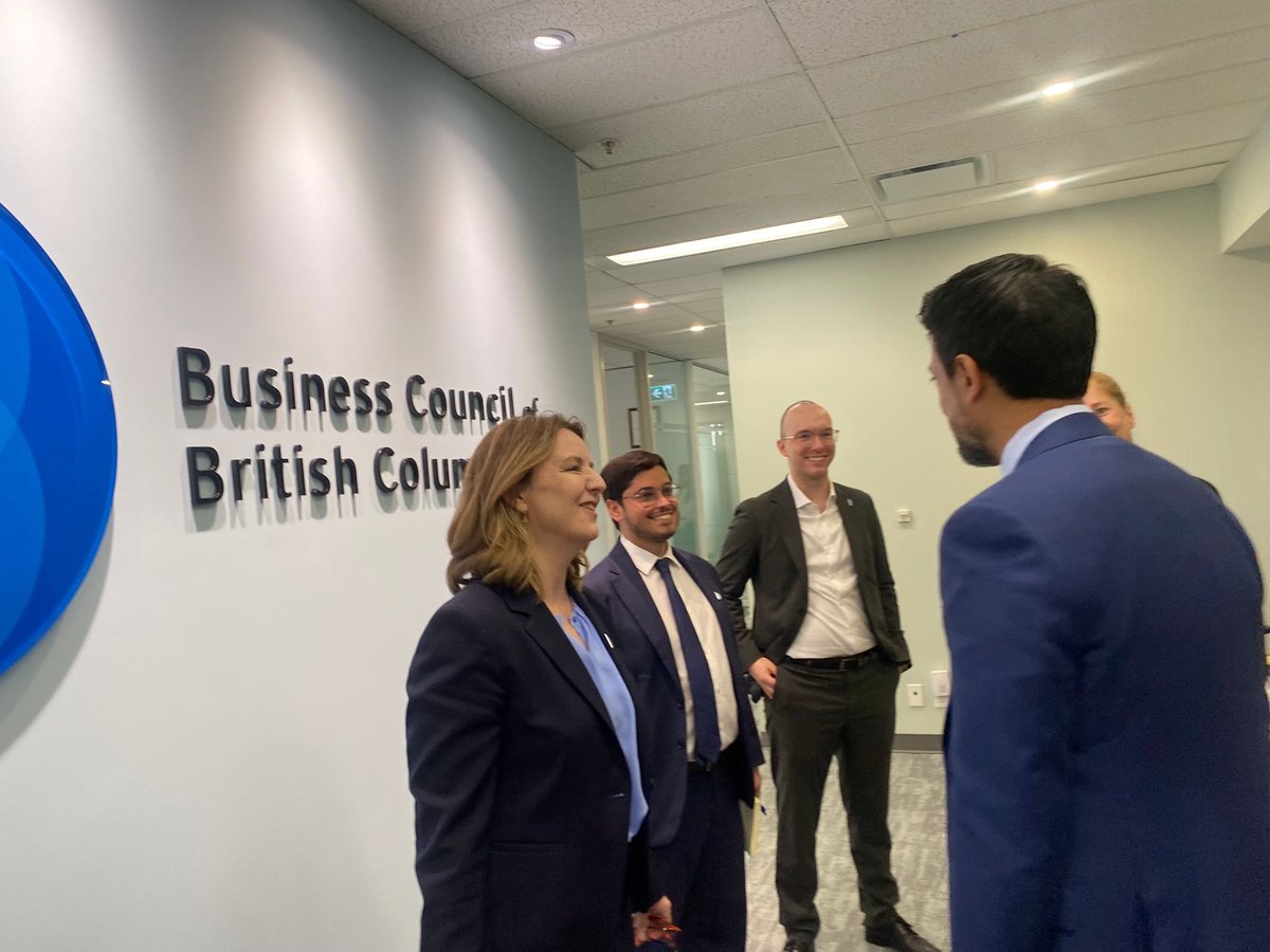 MSidhuLiberal's tweet image. Energy isn’t just about powering our homes — it powers our economy, our trade, and our future.
Great to join the @BizCouncilBC for a roundtable on how we work together across sectors to position Canada as a global leader in energy innovation and exports.