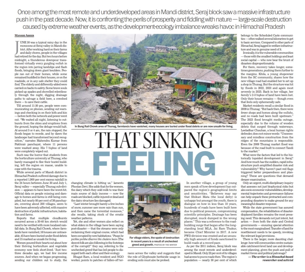 #Notanearthquake #Seraj #Disaster #Himachal #Mandi