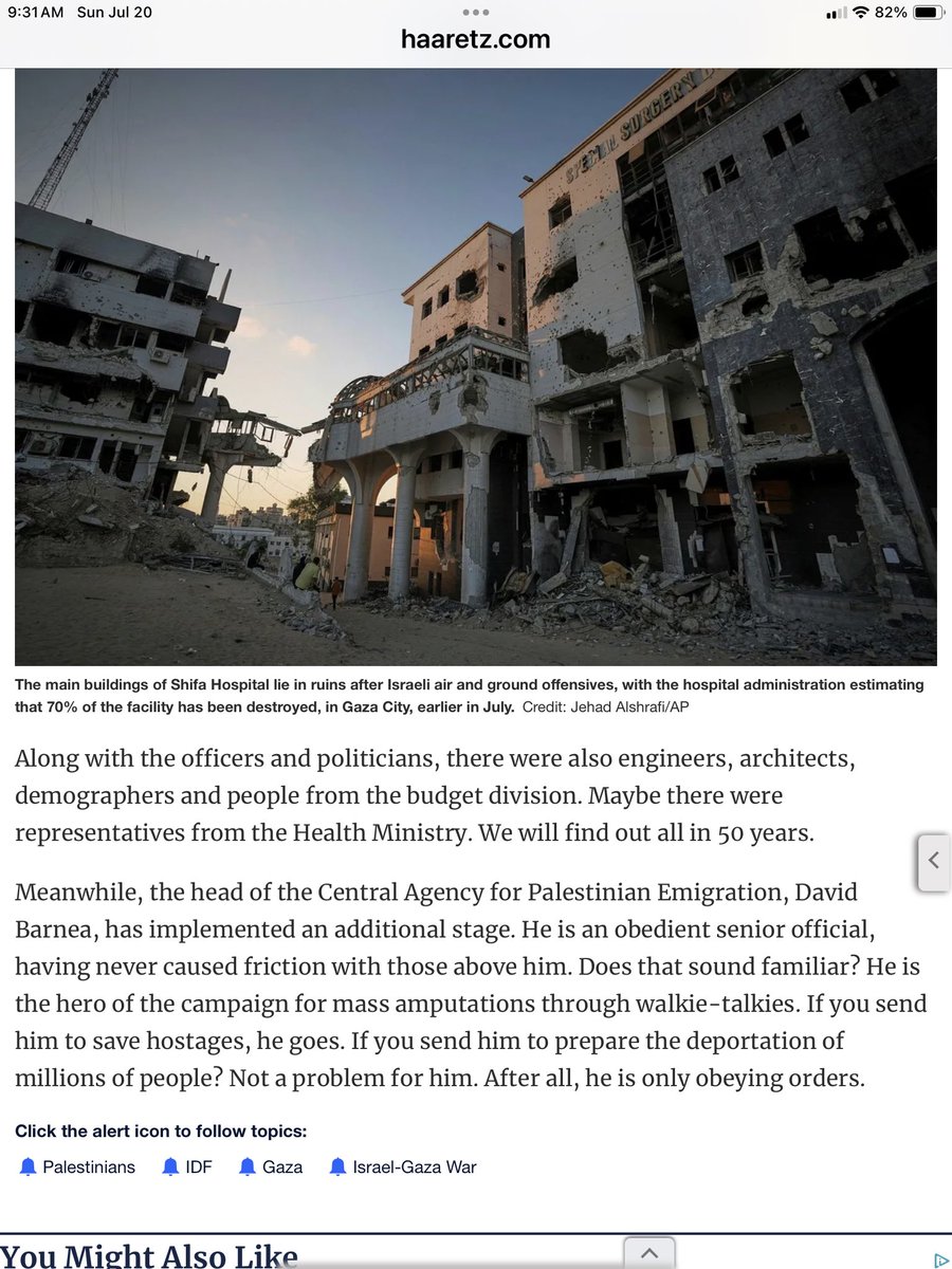 KBAndersen's tweet image. In Haaretz, @gideonle on Israel’s “far-reaching plan” for forced relocation of Palestinians out of Gaza. Powerful lede by this Israeli son of survivors about the Israeli son of a survivor in D.C. last week seeking U.S. help for the mass deportation. To Ethiopia, Indonesia, Libya.