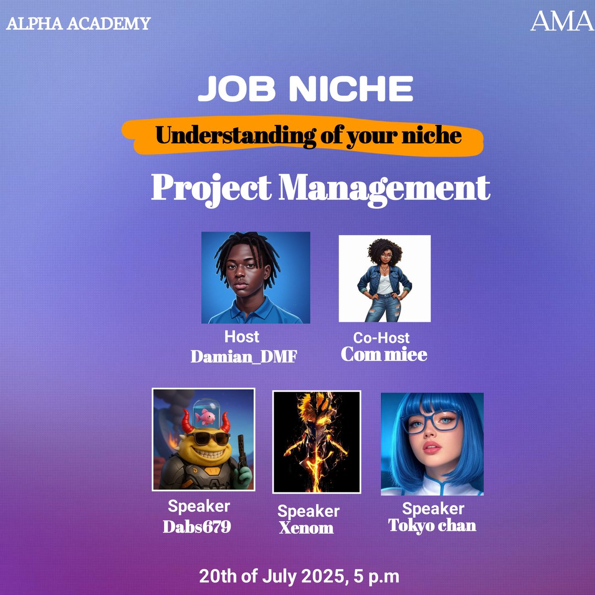 DAMIAN_DMF's tweet image. How do you feel π€ on a space where people come in to post their wins and you get oppressed or down π₯Ί and you are confused don't know what to do and you are trying your best as a Project Manager.
Here it is bringing more insight on Job Niche (6) regarding Projects Management