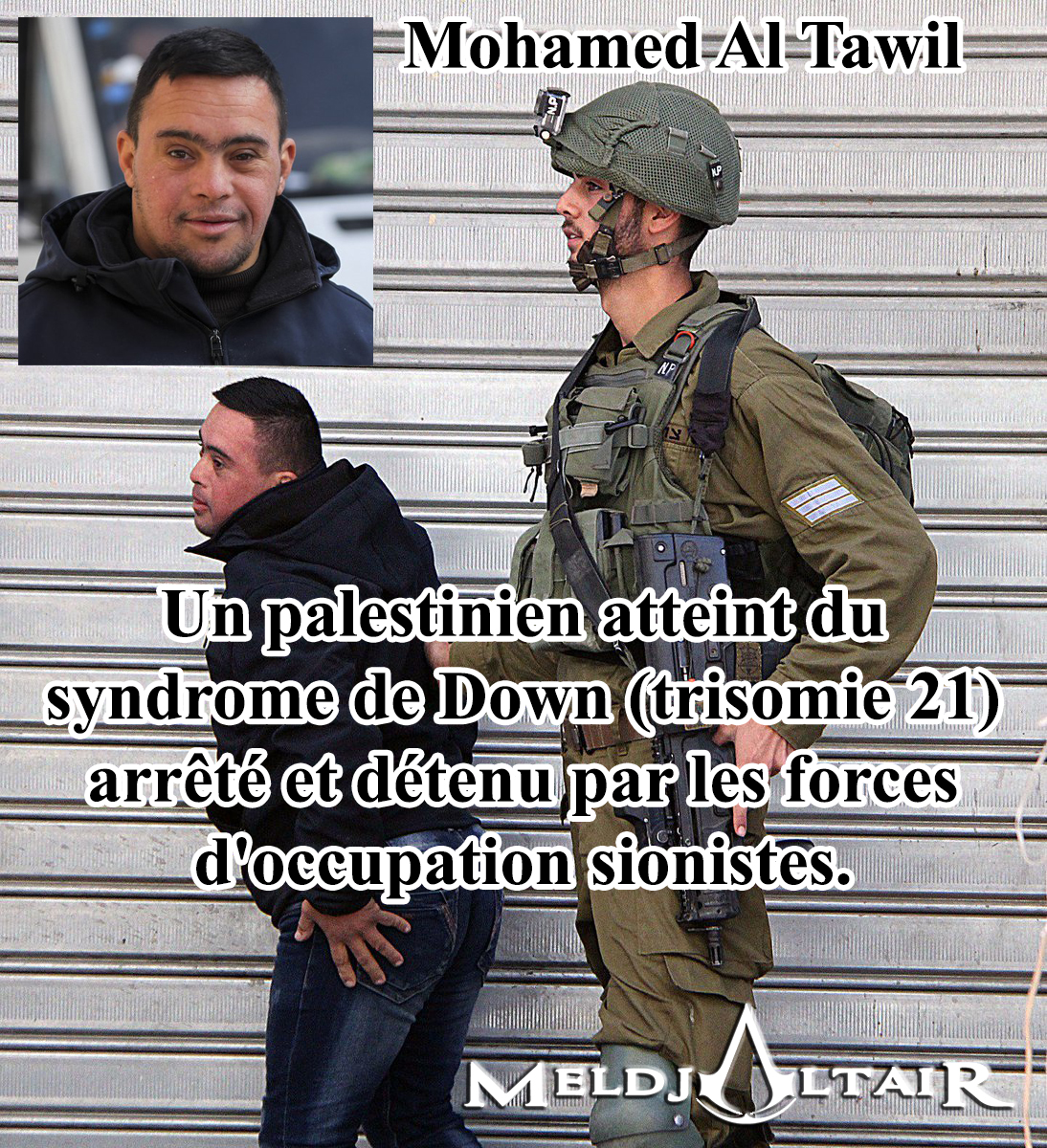 MeldjaAltair04's tweet image. La force des colons génocidaires se voit uniquement contre les innocents et les plus vulnérables, ils disent que c'est l'armée la plus morale du monde... Et quand ils ont peur de la résistance, ils cris au terrorisme.
#palestine_genocide #GazaGenocide #Israel_Enemy_of_Humanity