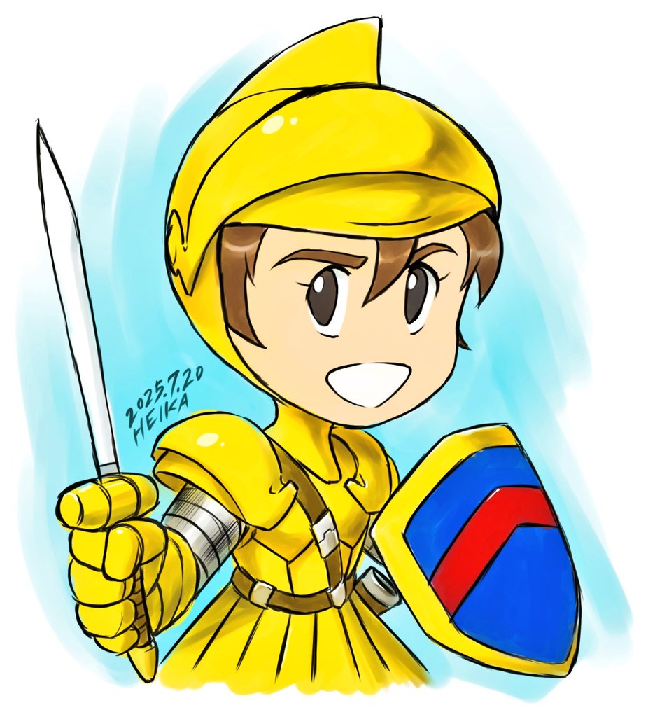 「はいっ!記念日当日にギル描けました!永遠の推しキャラです! #ギル描いてみた #」|ヘイカのイラスト