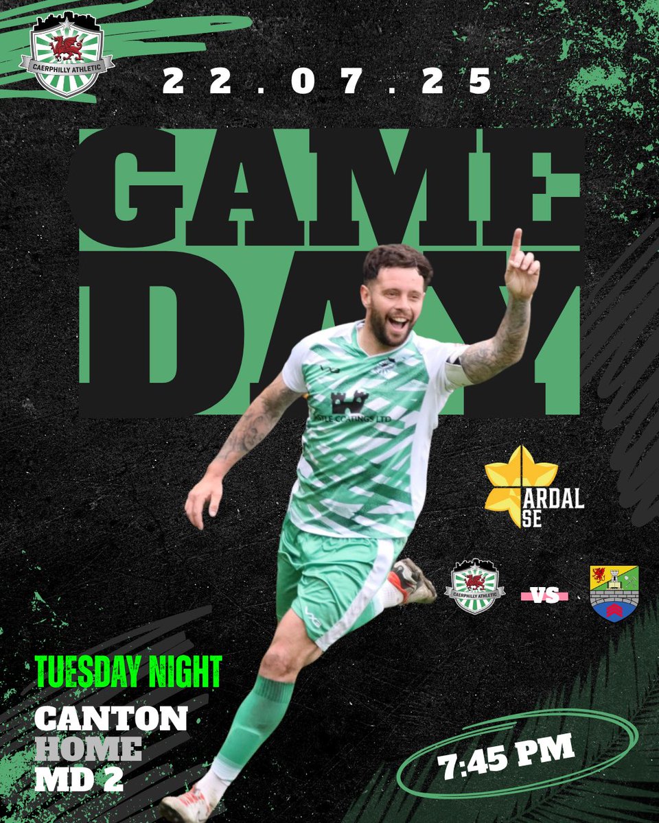 This Tuesday! 💚

Back in league action as we welcome Canton FC to Ystrad CSE.

🆚 <a href="/CantonFballClub/">Canton Football Club</a> 
📍 CF82 7EP
⏰ 7:45PM KO
📅 22.07.25
⚽️ MD2

#TheAs 💚