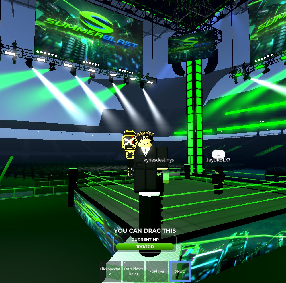 GG Michael Darrien (7-0)
#ANDNEW <a href="/XRWNation/">Xtreme Roblox Wrestling</a> World Champion