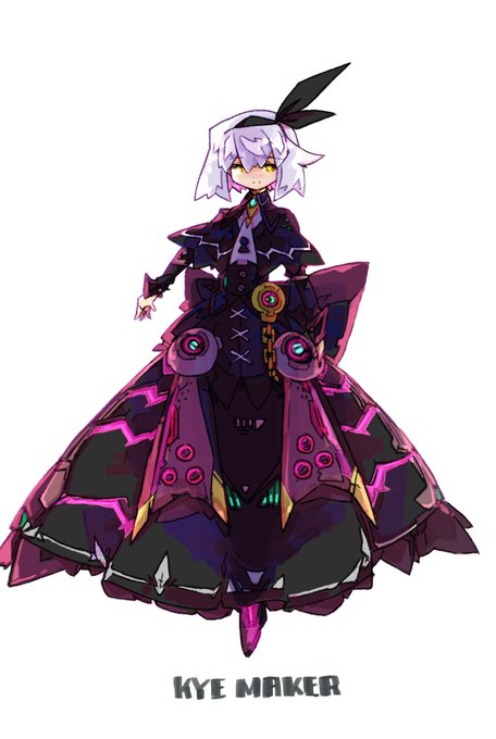 コミケまで色んなアリスと人形達紹介⑯ グリモアの鍵守人「黒ロリス」 魔導書グリモアを封印した鍵を持つ幼女。 #東方Project