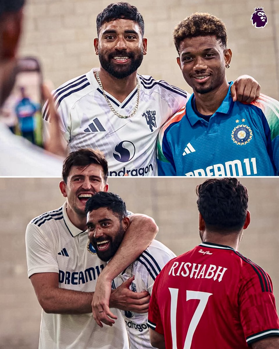 PLforIndia's tweet image. Siuuraj is all smiles after meeting Man Utd squad 😍
@mdsirajofficial | @ManUtd