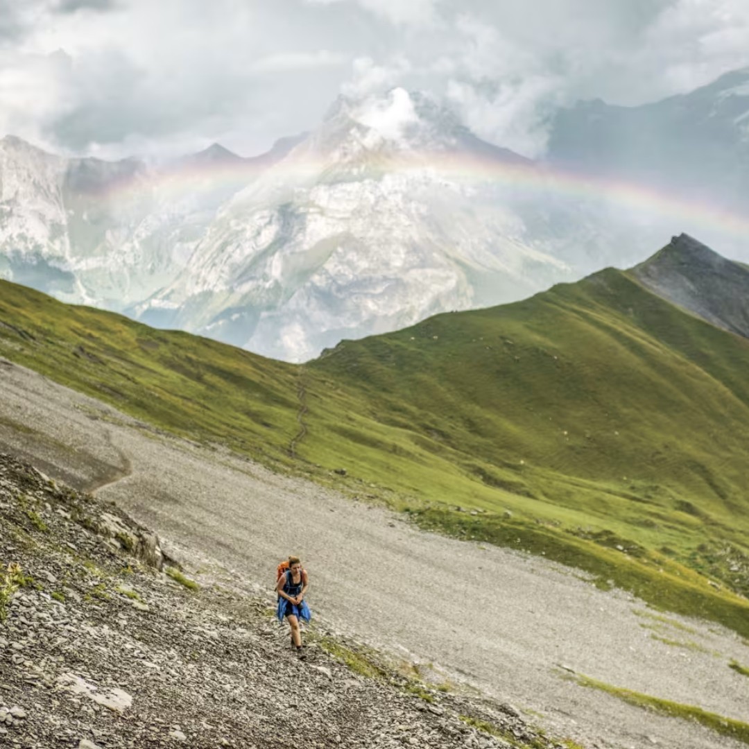 SwissCGNY's tweet image. 🏔️ From Lake Geneva to Lake Constance, the Via Alpina takes you across 14 Alpine passes and 7 cantons in 20 days. Panoramic trails, cheese huts, and iconic resorts like Gstaad await.
📍 Plan your #hike: ow.ly/A7Ns50WqejI