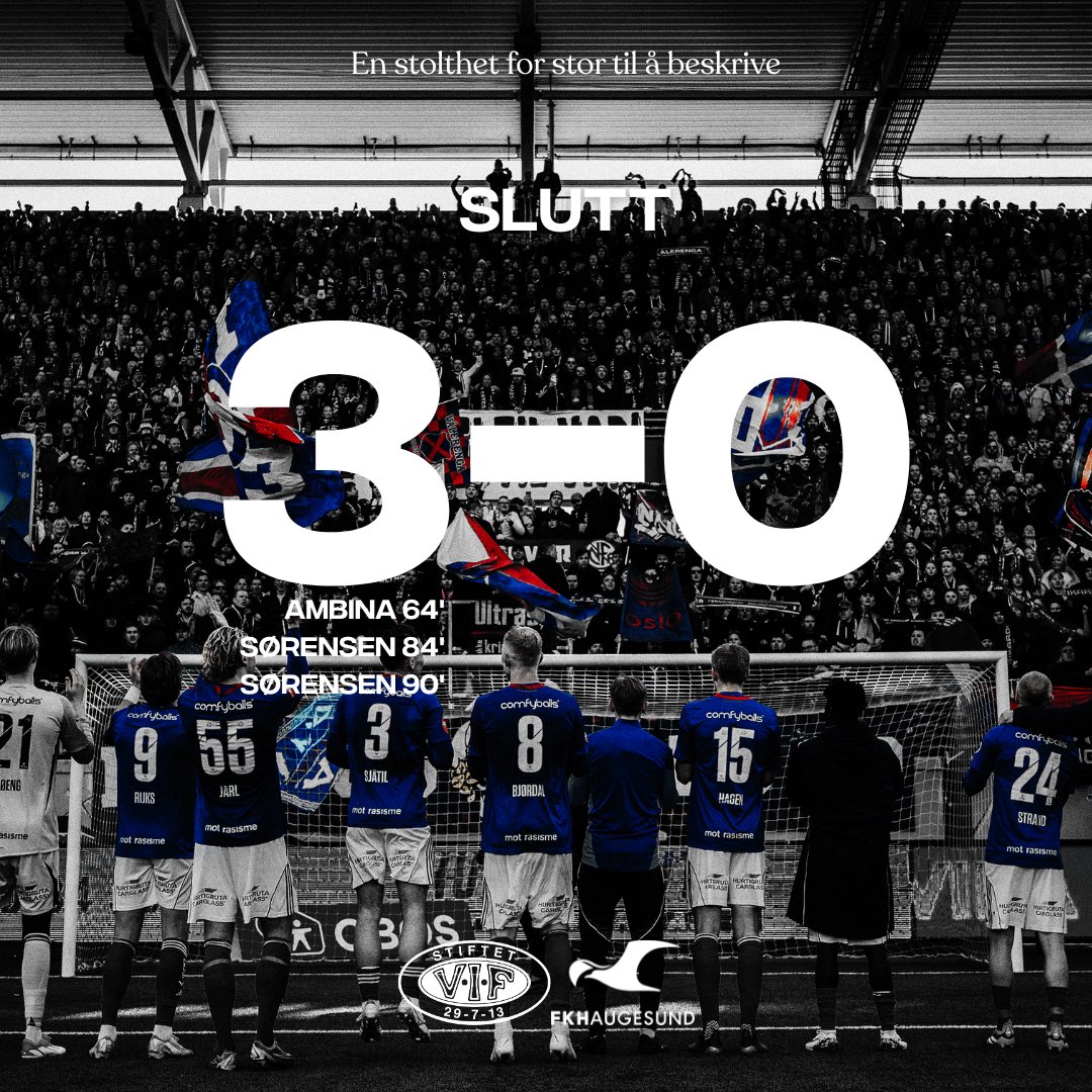 ValerengaOslo's tweet photo. Vi har vunnet på Intility Arena! https://t.co/BTclbu3K9V
