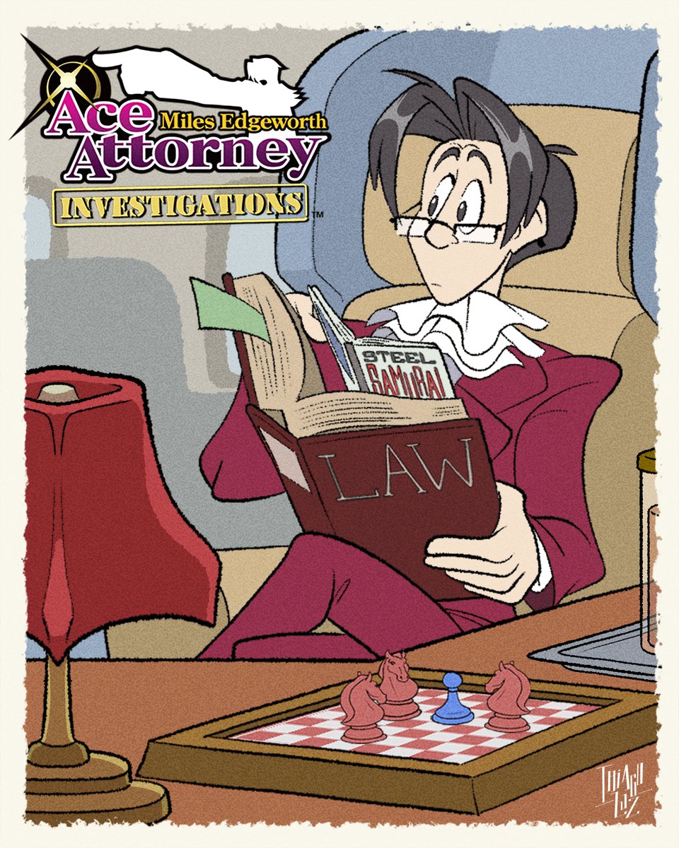 Thi4go_Luz's tweet image. Today is a very special day! There's a lot to celebrate, but first, let's find the truth with #mindchess !
Happy #internationalchessday ! Here are some cartoons I made of #AAI2 and their chess players.♟️
#AceAttorneyInvestigations2 #milesedgeworth #broncoknight #kanis #Chess