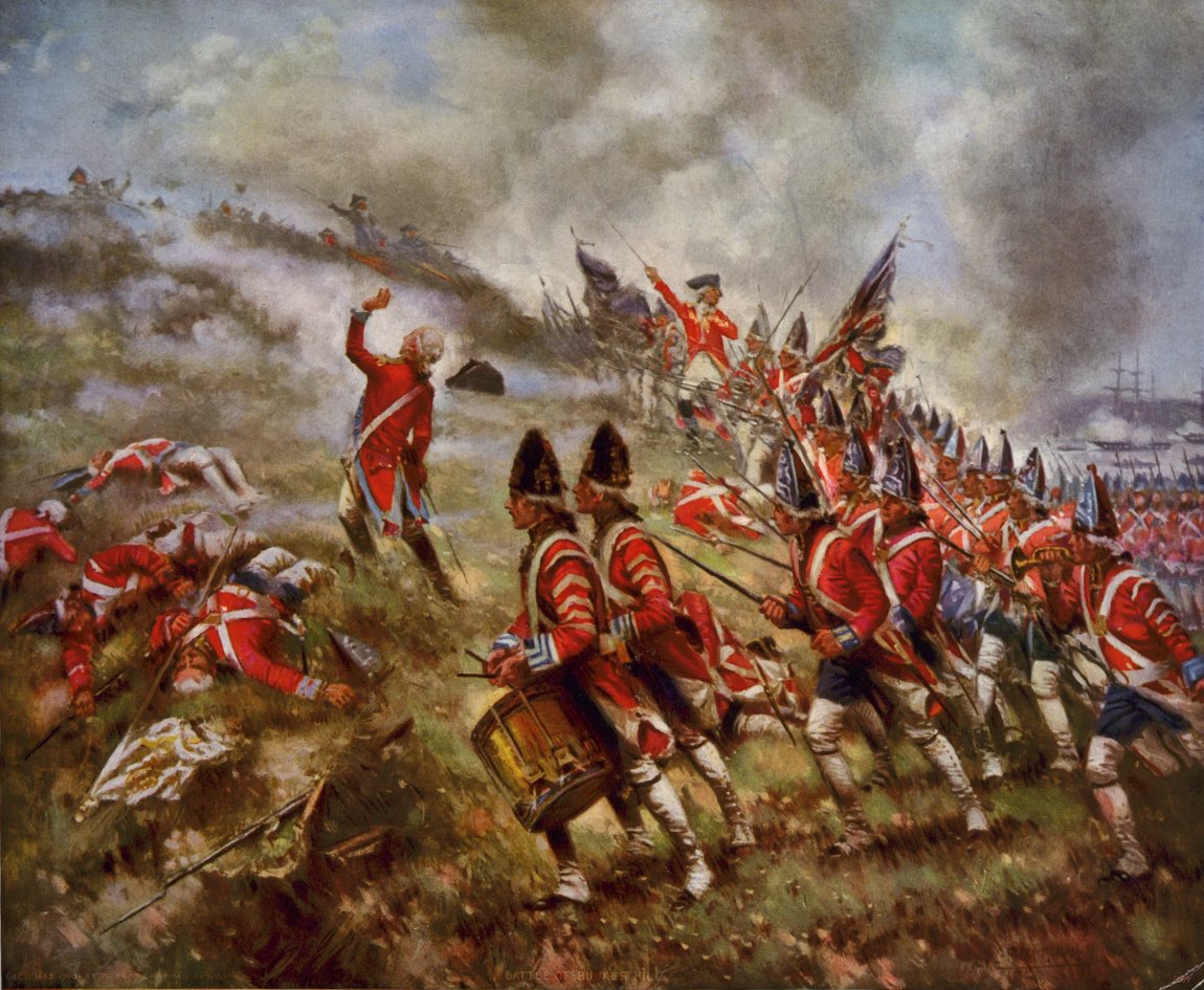 Empireaesth's tweet image. Battle of Bunker Hill, 17 June 1775
- E. Percy Moran (1909)