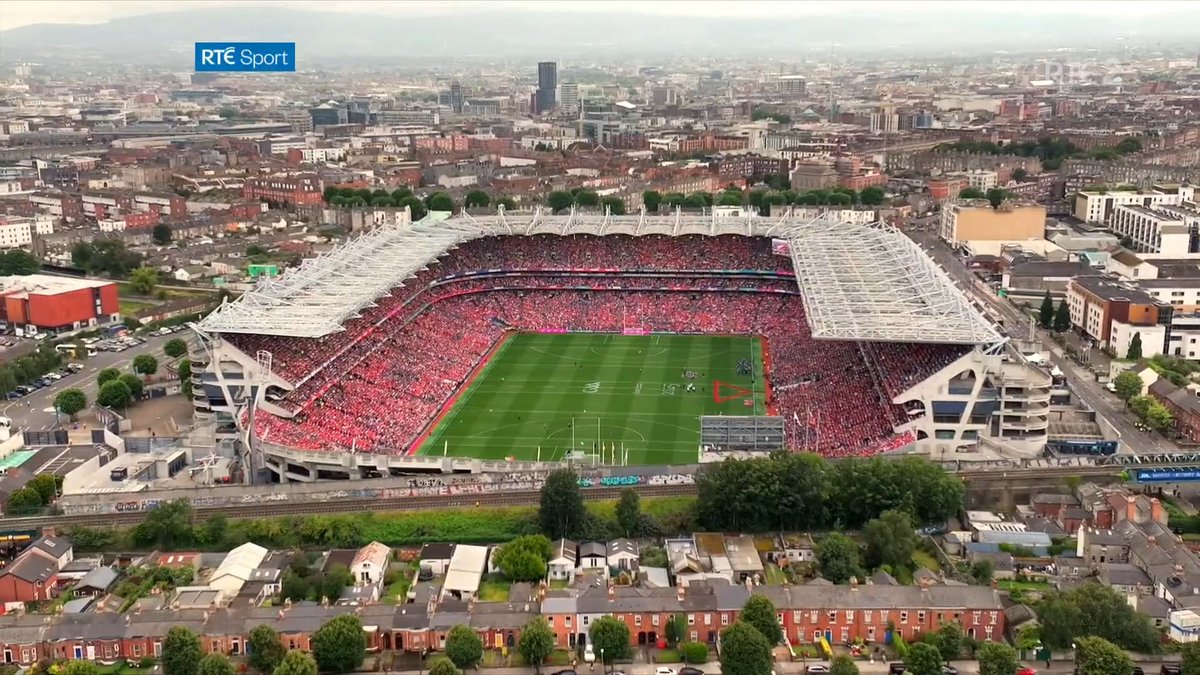 Croke Park is looking... red.