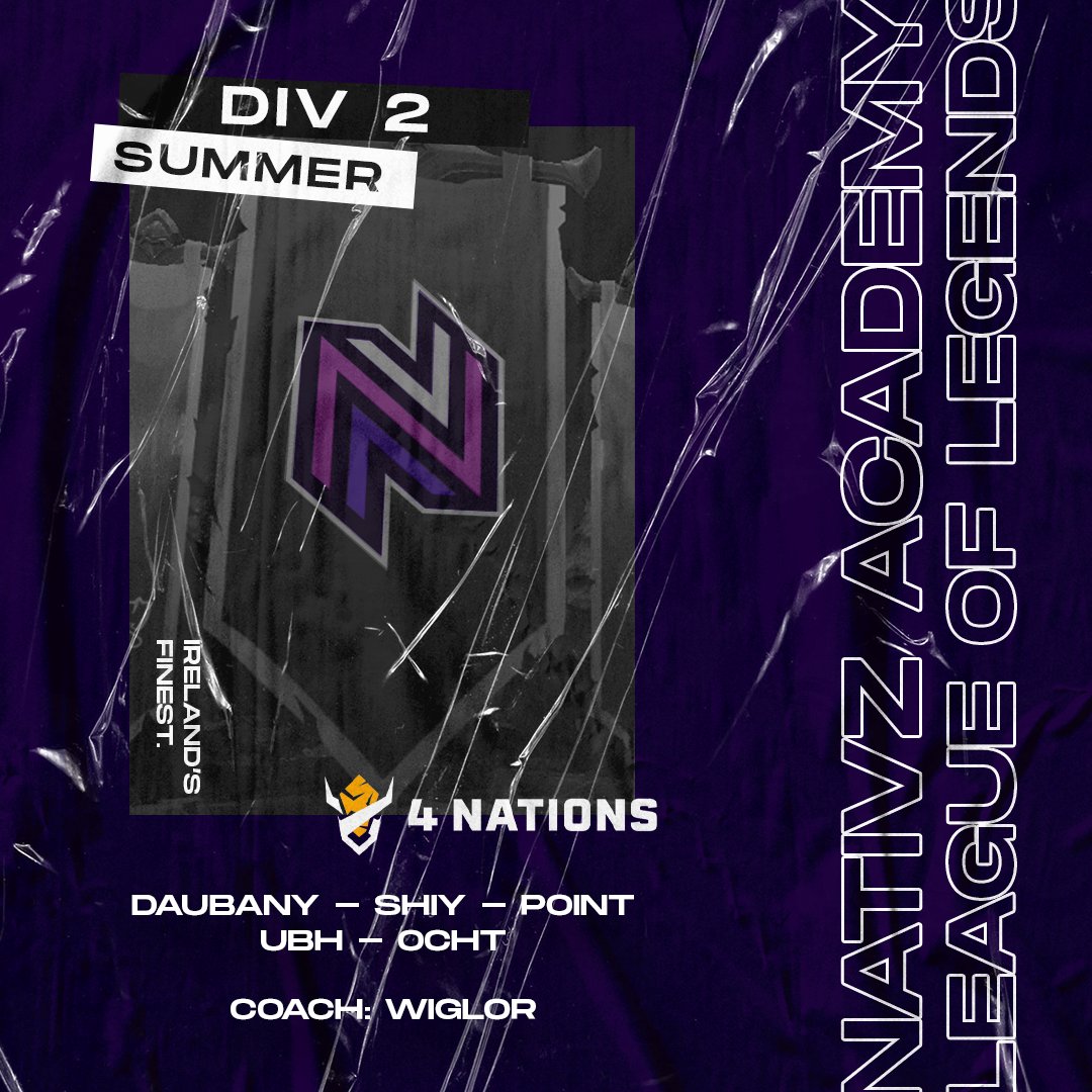 Nativz (@nativzgg) on Twitter photo Same roster. Different result.
Our Nativz League of Legends Academy Team return to <a href="/TheUKEL/">4 Nations | The UK & Ireland's National League</a> 4 Nations Division 2 tomorrow.
#NativzWin Same roster. Different result.
Our Nativz League of Legends Academy Team return to <a href="/TheUKEL/">4 Nations | The UK & Ireland's National League</a> 4 Nations Division 2 tomorrow.
#NativzWin