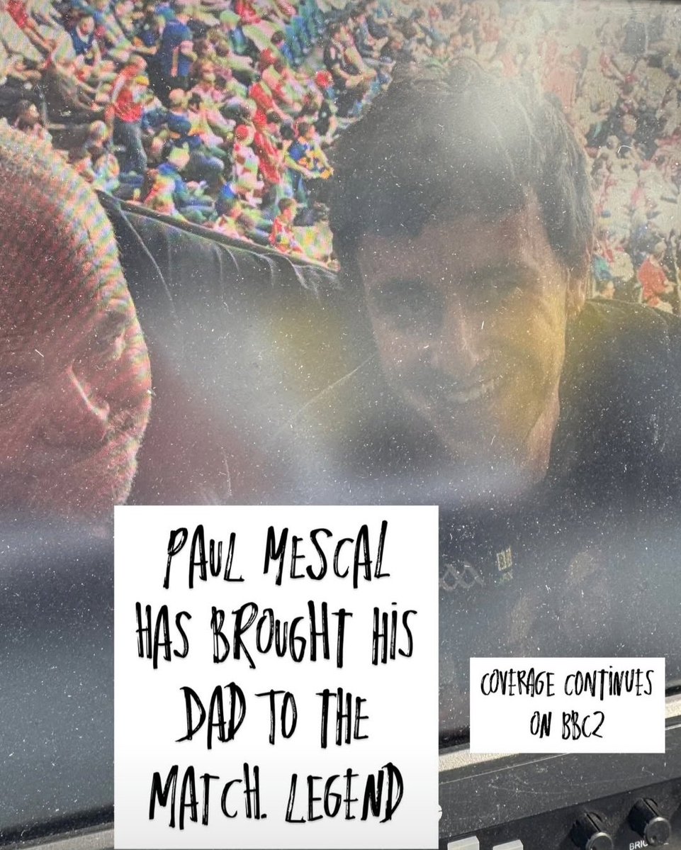 mescalupdates's tweet image. Paul Mescal and his dad in Croke Park for the All-Ireland final ❤️
#AllIreland