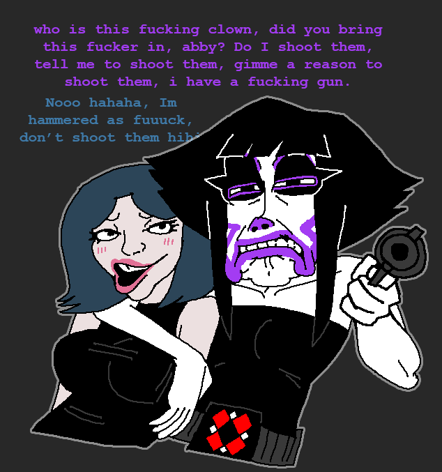 booyahbornu's tweet image. Psycholonials fanart, cuz funny clown socialist visual novel is funny