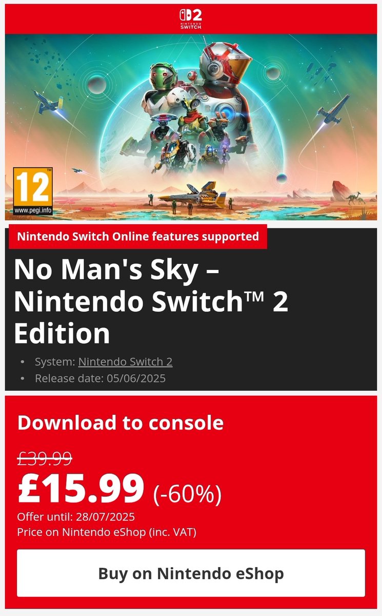 GameOnScorpio's tweet image. Guess what's now on sale @LastMagDadVR...
I think I might have to own @NoMansSky on yet another platform...