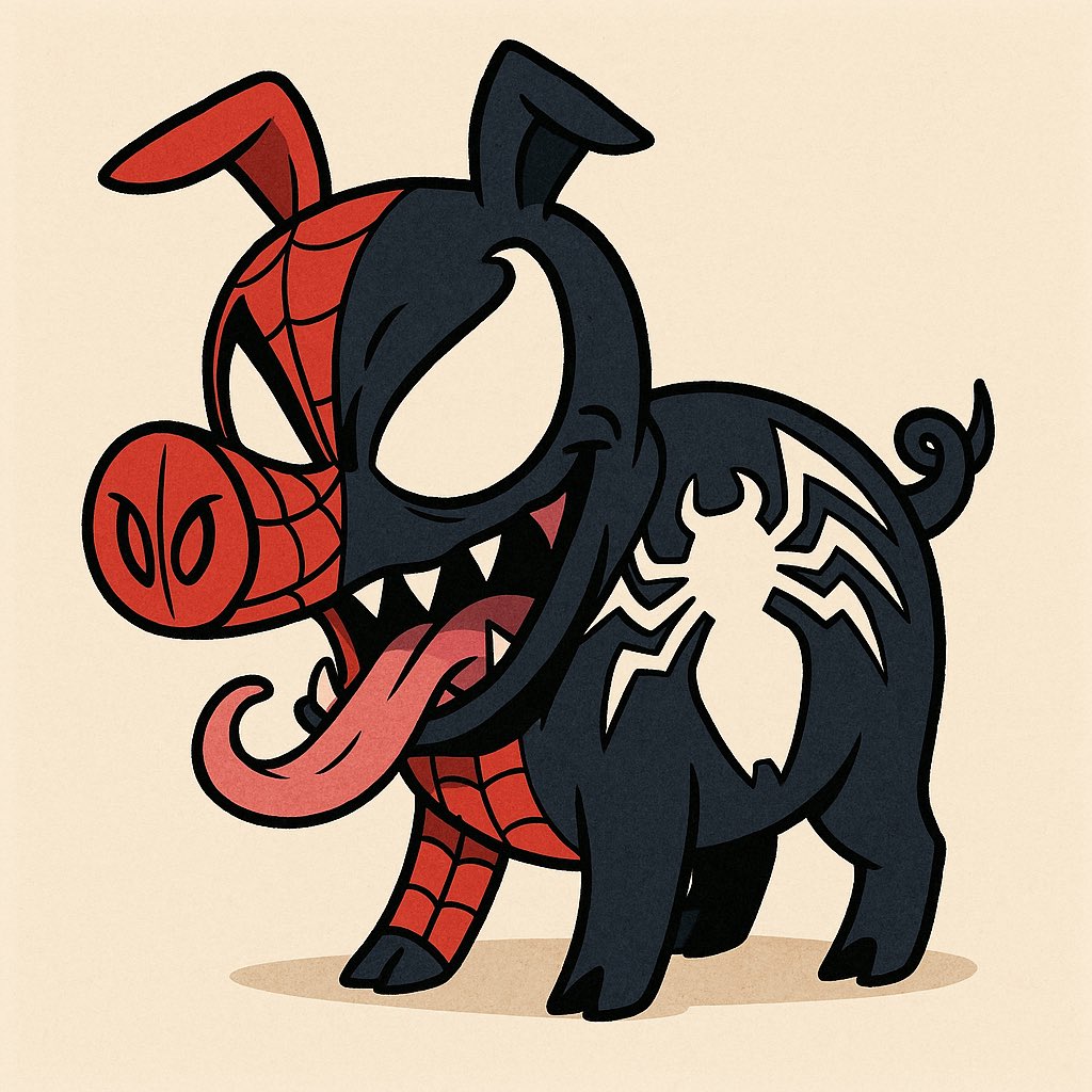 CallasCardsUK's tweet image. Give some love for Spidey Venom Pig!
Best name wins some TCG cards!
Drop me a follow and RT!
🐷 🕷️ 🕸️ #Spiderman #Mashup