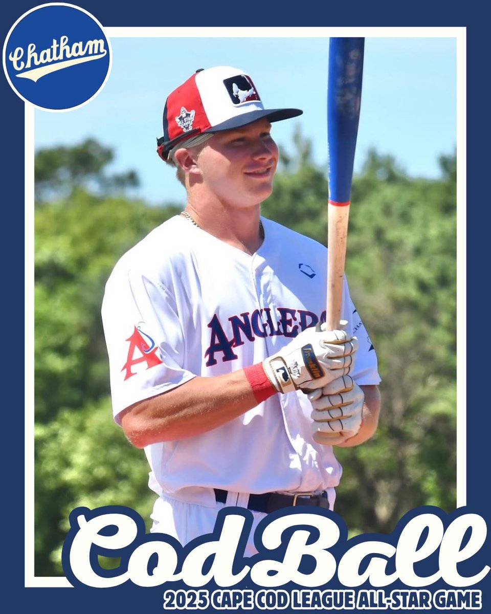 codball's tweet image. ⭐️ All-Star Game: Daniel Jackson (@BaseballUGA) went 1-2 demolishing a 2-run home run @ChathamAnglers