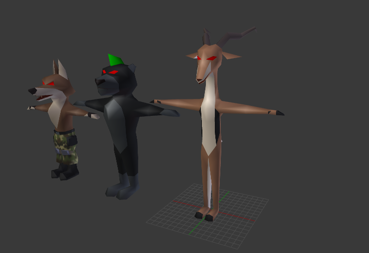 Magic_Nipples's tweet image. Going on vacation starting today!
Will be gone for a few days and probably wont work on much of anything so here's the start of the next enemy which is an antelope!