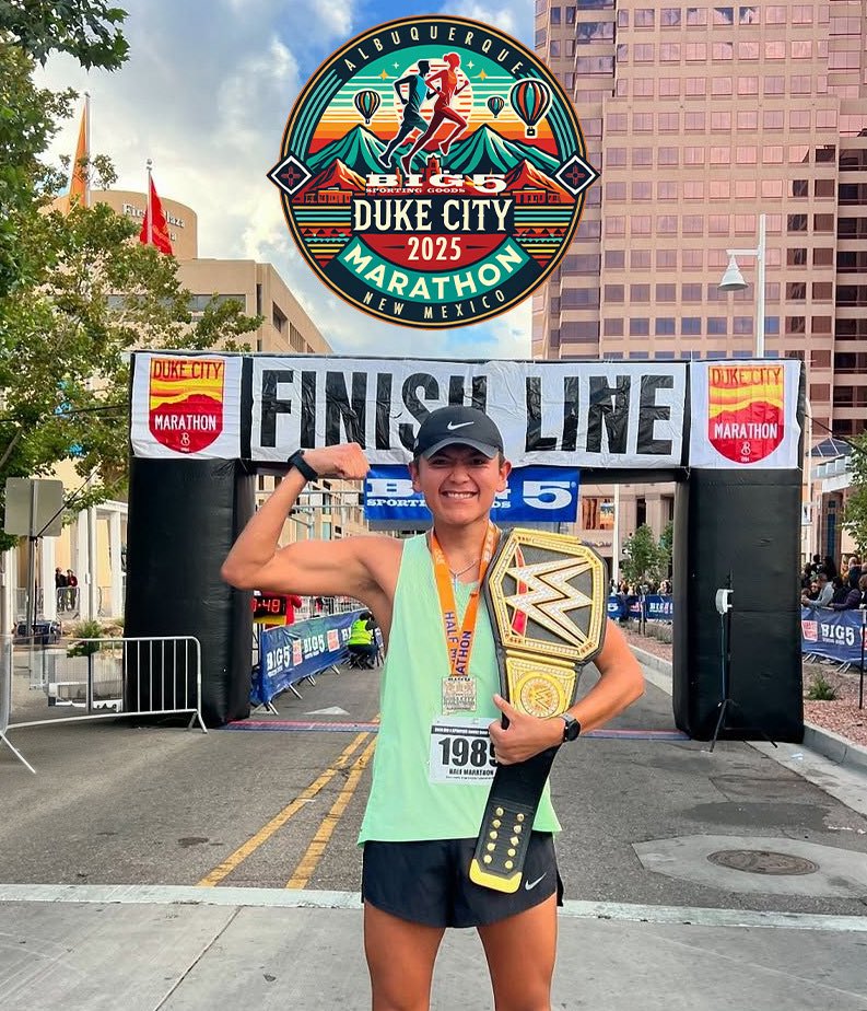 What are you doing three months from this weekend? 🏃‍♂️

In just 3 months, we’ll be celebrating the 42nd running of the Big 5 Duke City Marathon! Plenty of time to train 🏋️‍♀️—but don’t wait to sign up!

✅ Register now at DukeCityMarathon.com 🏁