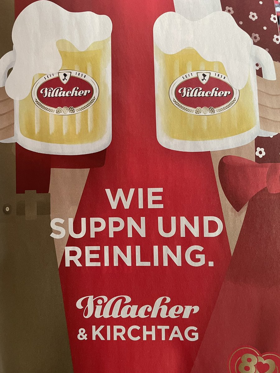 Meiner Meinung nach fehlt hier ein D, aber ich bin mit der neuen Rechtschreibung nicht 100% vertraut. 
Egal, bis in die Kirchtagszeitung hat es die Werbung trotzdem geschafft.