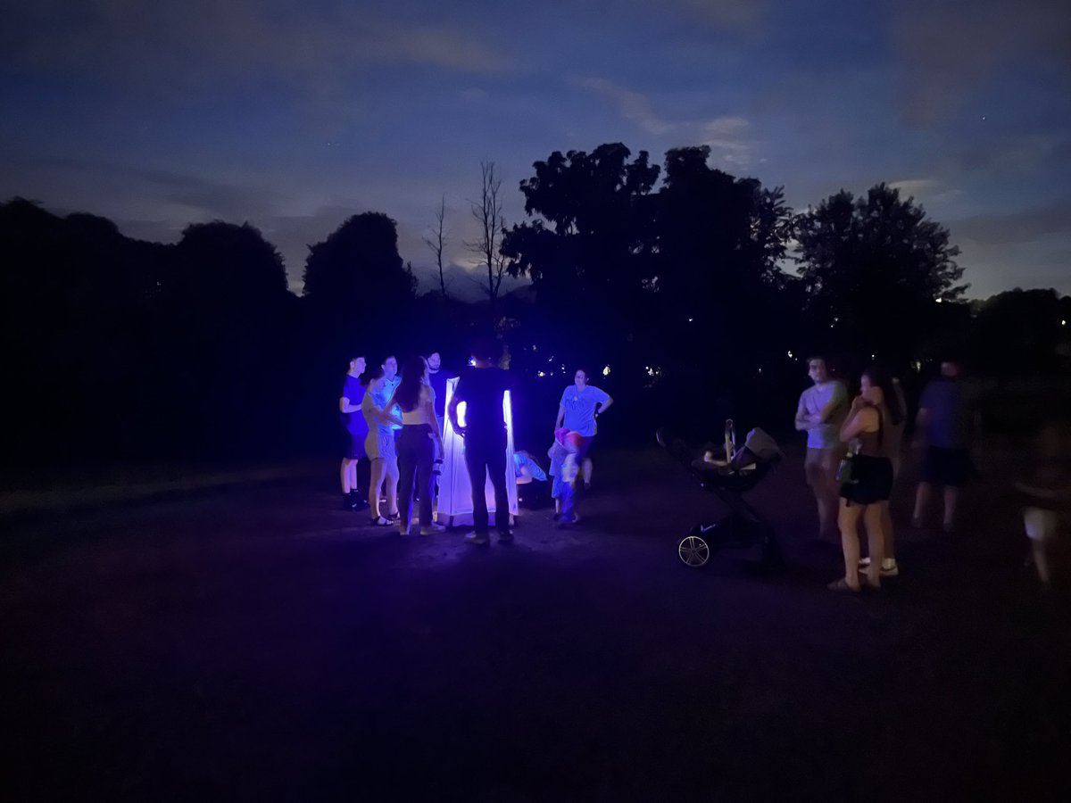 M_dierdorff11's tweet photo. Had a great time last night hosting Family Moth Night!  The event was put on by the #ecoExplore program and #NCArboretum.  We had about 70 participants, and 1000s of insects and moths!   #audubonintl #biodiversity #nationalmothweek https://t.co/eYOzwGsI7b