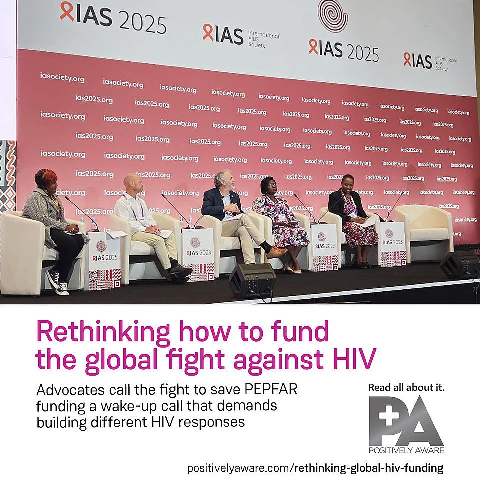 RickGuasco's tweet image. Saving #PEPAR sent waves of relief at last week’s #IAS2025, but advocates are saying it should be a wake-up call. “We need to figure out how to use our own resources more effectively, so our lives are not at the mercy of others,” said one activist.
positivelyaware.com/rethinking-glo…