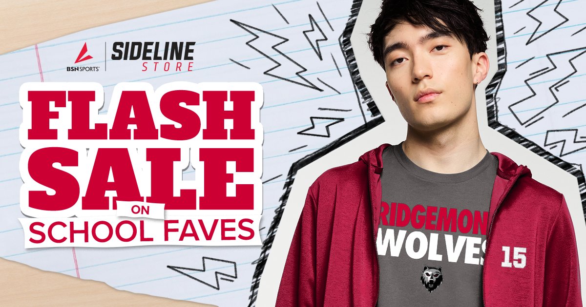 BSNSPORTS's tweet image. Who wants to save big on custom Back-to-School merch? Starting TOMORROW get 20% OFF top-brand spirit wear and accessories at Sideline. No min. Use code HURRY20. Deal ends 7/23.
🔍Find your school store at bit.ly/44tXsj0.
#schoolspiritswag #sidelinespirit