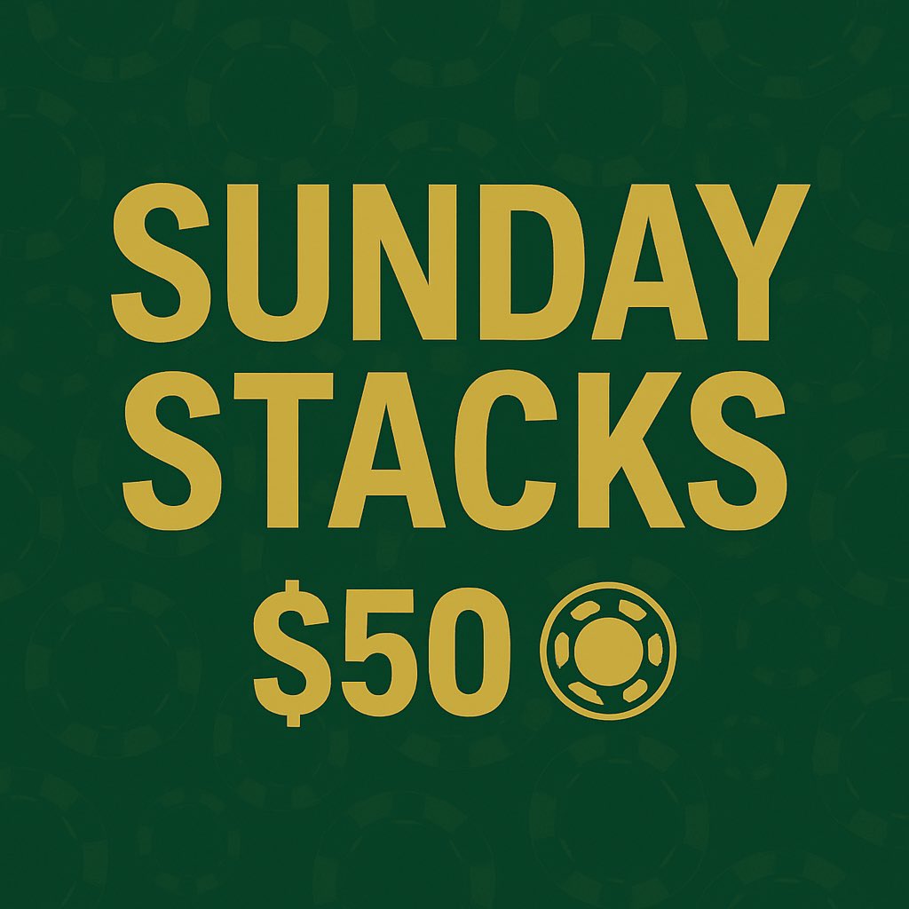 Leaderboard ends tomorrow.

$50 high roller games today starting at 6pm ET, worth 2.5x leaderboard points.

Sit down and lock in.
