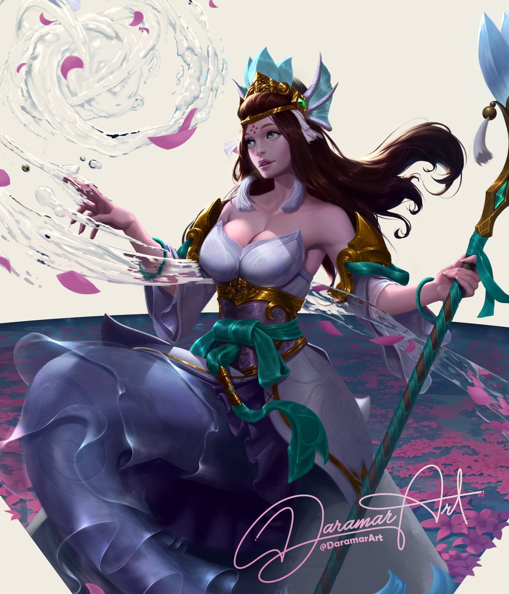 Splendid Staff Nami Pearl Chroma!
(Full Picture below)
#LeagueOfLegendsFanArt #leagueoflegendsart