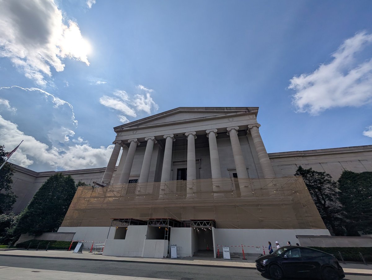 Mitch Roush (@mitchroush) on Twitter photo Morning stop at the National Gallery of Art. Morning stop at the National Gallery of Art.